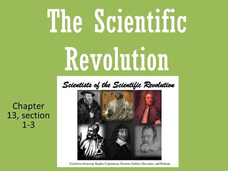 The Scientific Revolution