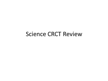 Science CRCT Review. 1 Michelle places four gym bags of different colors in the Sun. She then puts a can of cold soda at the same temperature into each.