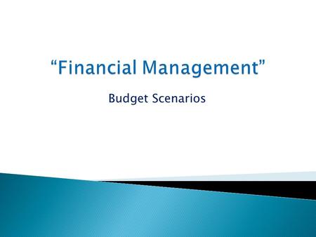 Budget Scenarios.  Your district has recognized a need in the community for an additional Landowner Workshop/AG BMP Tour that cannot go unanswered. The.