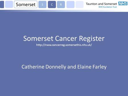 Somerset Cancer Register