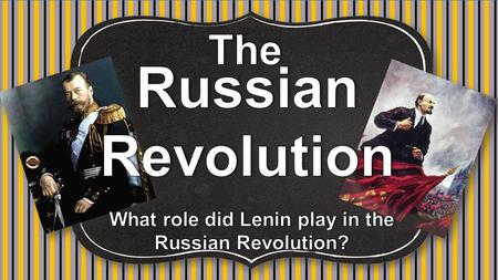 Russia was the only true autocracy left in Europe. In 1884, Nicholas II became the last Russian czar (king). He believed he was the absolute ruler anointed.