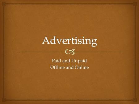 Paid and Unpaid Offline and Online.   Target Market?  Who in market is most likely customer?  How many are there?  Competitors, their prices and.