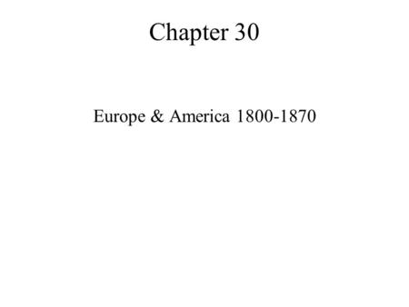 Chapter 30 Europe & America 1800-1870. Jacques Louis David, Coronation of Napolean, 1808.