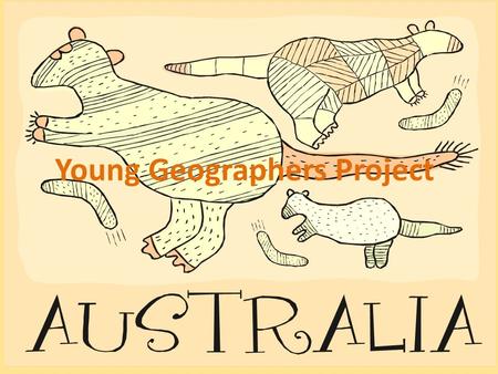 Young Geographers Project. Human-made features Sydney Opera House