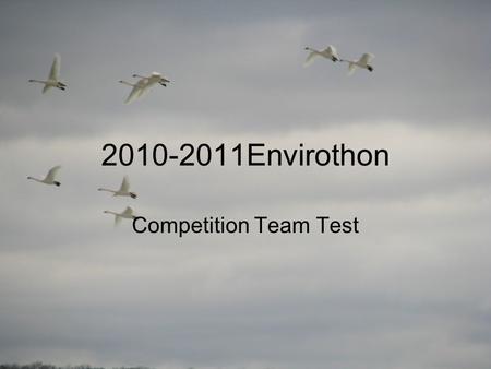 2010-2011Envirothon Competition Team Test. Wildlife - Question 1 Describe biodiversity and the importance of it.