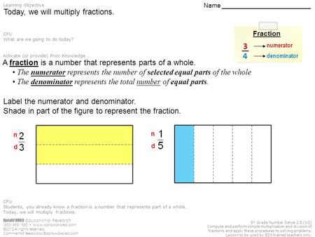 DataWORKS Educational Research (800) 495-1550  ©2012 All rights reserved. Comments? 5 th Grade Number Sense.