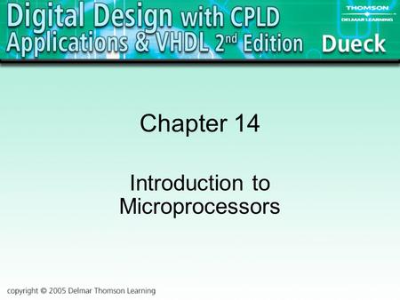 Chapter 14 Introduction to Microprocessors. 2 Microcomputer A self-contained computer system that consists of CPU (central processing unit), memory (RAM.