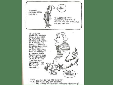 Thomas Jefferson’s Presidency Domestic Affairs Essential Question How did the election of Jefferson change the national government? Focus on Domestic.