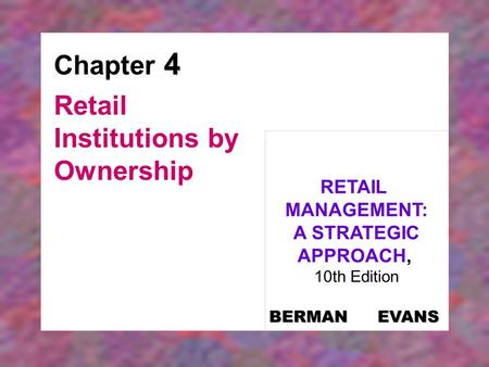 Retail Institutions by Ownership