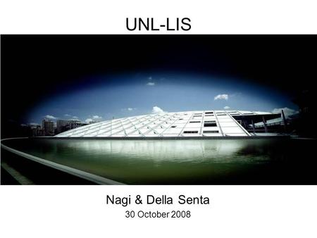 UNL-LIS Nagi & Della Senta 30 October 2008. The library held about 700,000 scrolls, arranged in storage racks.