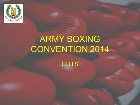 ARMY BOXING CONVENTION 2014 CUTS. WHY HEAD GUARDS REMOVED WITH NO TIME TO RE EDUCATE BOXERS AND COACHES TO ADJUST THEIR STYLE.