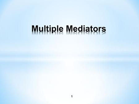 1. Transformationa l Leadership M 1 :Affective Commitment OCB M 2 :Calculative Commitment.