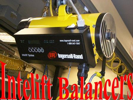 Balancer Operation Intelift Operation Installation Troubleshooting Preventive Maintenance Preventive Maintenance OVERVIEW.