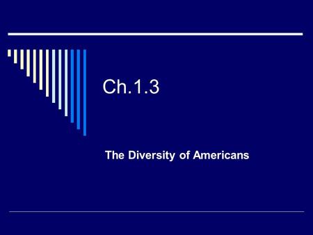 The Diversity of Americans