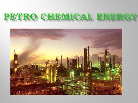  Petro Chemical Energy o We are the global leader in energy loss surveys having over 25 years experience making your businesses more efficient. o Highly.