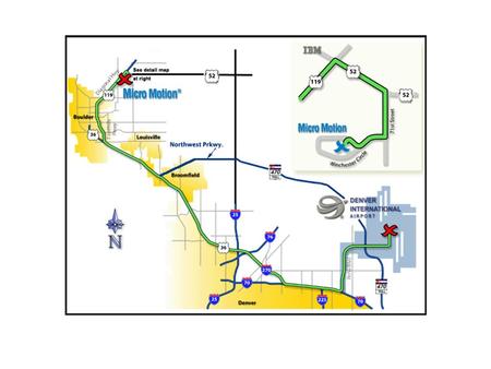 Driving Directions You may take 470 northbound, just after exiting the airport (see map), and follow it northwesterly 18.5 miles to I-25. User without.