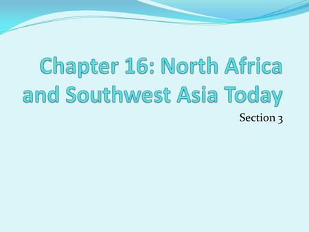 Section 3. The Suez Canal The Suez Canal was the grand project of Egyptian ruler Ismail Pasha. He wanted it built to make Egypt equal to Western nations.