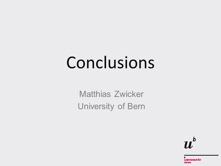 Matthias Zwicker University of Bern Conclusions. Properties of effective filters Exploit auxiliary information from renderer Per-pixel features (normal,