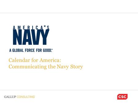 Calendar for America: Communicating the Navy Story.