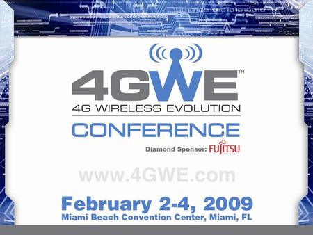 WiMAX Adoption in Rural Areas Charles A. (Chip) Spann Wireless Business Analyst