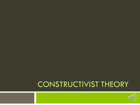 CONSTRUCTIVIST THEORY Lesson Plan  Grade: 11  Subject: Virginia, US History  SOL: VUS.4b, evaluating how key principles in the Declaration of Independence.