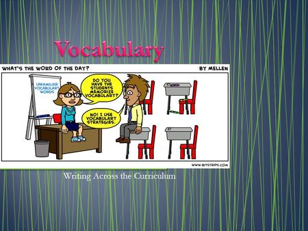 Writing Across the Curriculum. Level 1 – RED – I have never seen this word before & I have no idea what it means. Level 2 – Orange – I have seen this.