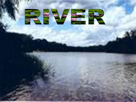 River is one of the Phenomena of nature. It is the marker and sustainer of the fertile plains. It is one of the natural means to carry water to us.