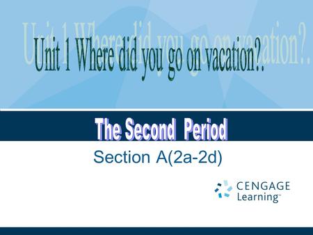 Section A(2a-2d). Aims and language points: Teaching aims （教学目标） 1 ．学会谈论自己和他人过去发生的事情和活动。 2 ． 能够熟练的运用本节课出现的不定代词及动词短语。 Language points （语言点） 1. 要求掌握以下句式：