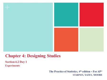 Chapter 4: Designing Studies