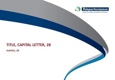 Subtitle, 18 TITLE, CAPITAL LETTER, 28. PRESENTATION 3 chapters Item 1, calibri - 14 Item 2, calibri - 14 Item 3, calibri - 14 Item 4, calibri - 14 Item.