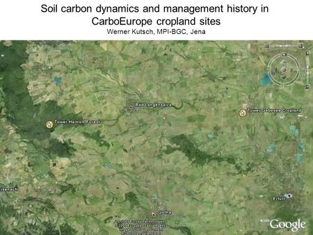 Soil carbon dynamics and management history in CarboEurope cropland sites Werner Kutsch, MPI-BGC, Jena.