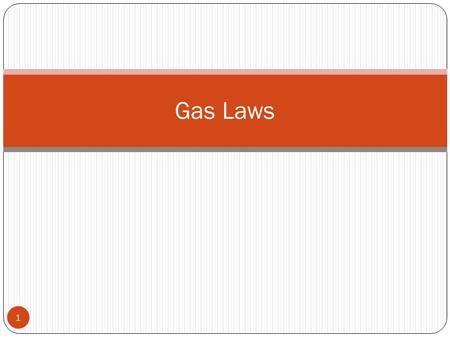 1 Gas Laws. STP 2 Standard Temperature and Pressure 0°C and 1 atm.