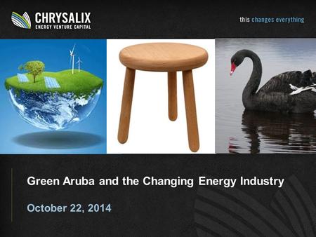 Green Aruba and the Changing Energy Industry October 22, 2014.