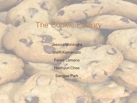 Our Mission The Cookie Factory guarantees the freshness of our cookies for the utmost enjoyment of our wonderful customers. By baking all our sweets from.