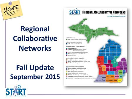 Regional Collaborative Networks Fall Update September 2015.