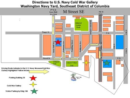 M Street SE 9th St Gate Tingey St Isaac Hull Ave Sicard St Paulding Street Dahlgren Ave N St TINGEY CRESENT Parsons Ave 10th St Patterson Ave ____ 6 th.