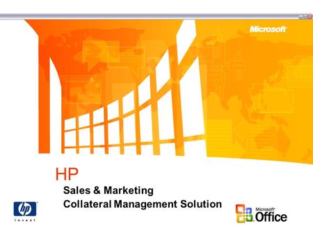 HP Sales & Marketing Collateral Management Solution.