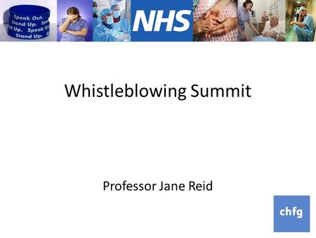 Whistleblowing Summit Professor Jane Reid. Kohn 1999Donaldson 2000.