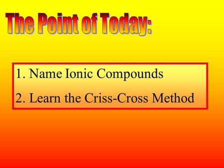 2. Learn the Criss-Cross Method