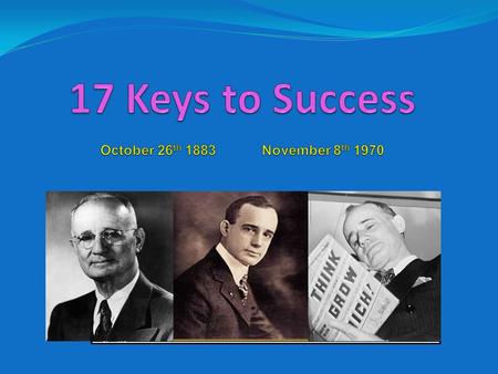 Definiteness of Purpose The starting point of all achievement, knowing what your goal is, Knowing what you want, fills you with a success consciousness.