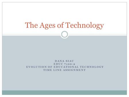 Evolution of Educational Technology