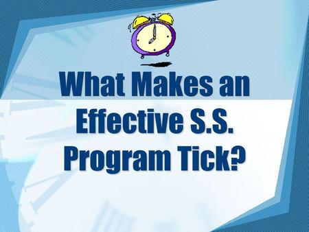 What Makes an Effective S.S. Program Tick?. Howard County’s Elementary S.S. Program Howard Gardner Multiple Intelligence Capacities Multi-modal experiences.