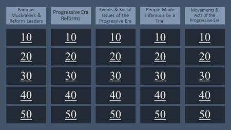 You can type your own categories and points values in this game board. Type your questions and answers in the slides we’ve provided. When you’re in slide.