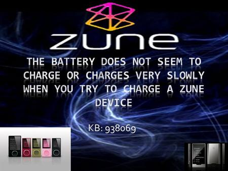 KB: 938069. CAUSES:  Over charging of the device  Sync cable issues  Power source does not supply enough energy on the device (laptop is not plug in.