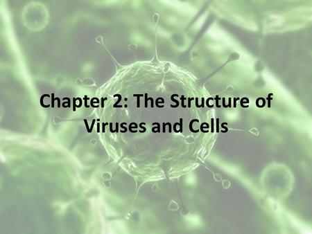 Chapter 2: The Structure of Viruses and Cells. VIRUSES Virus- piece of hereditary material covered by protein that infects & reproduces ONLY inside a.