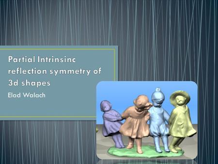 Elad Walach PIRS partial intrinsic reflectional symmetry IRSA Intrinsinc reflection symmetry axes.