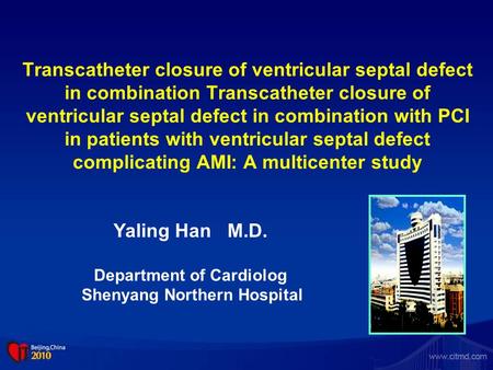 Department of Cardiolog Shenyang Northern Hospital