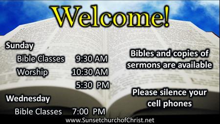 How to Establish a Congregation NOT: For where two or three are gathered together in My name, I am there in the midst of them.“ Matthew 18:20.