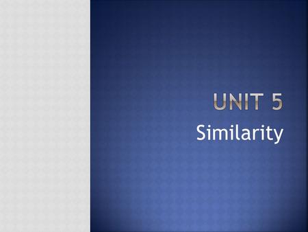 Similarity. DilationA dilation is a transformation that maps every point in a pre-image to another point in an image by enlarging or reducing by a specific.