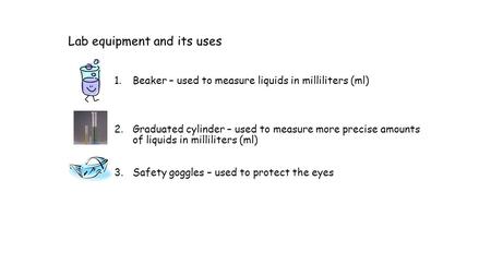 Lab equipment and its uses